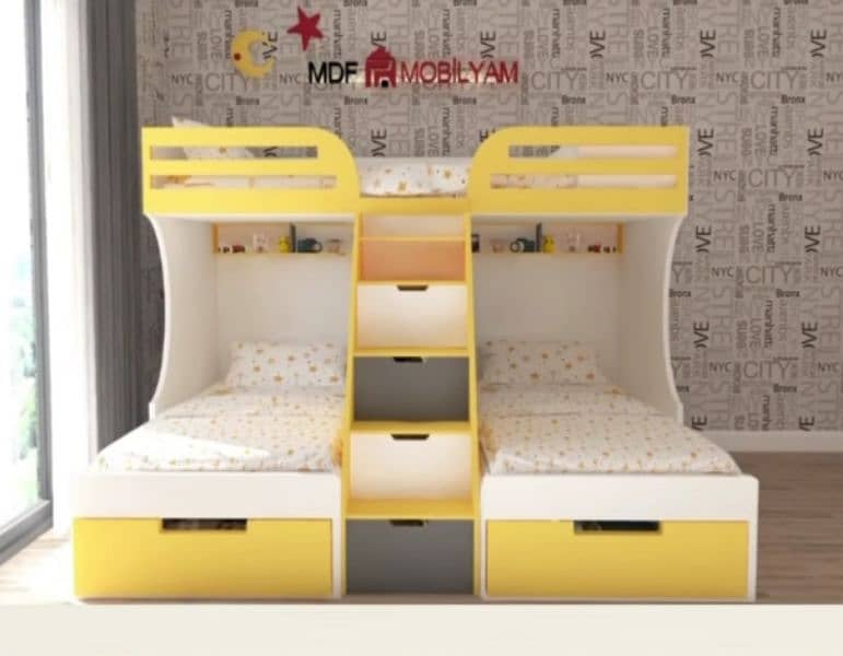 Kids Beds/ bunk bed/ baby court/cupboard/Almari//wardrobe 7