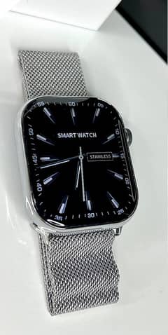 Watch 9 Max Smart Watch With Millanese Chain