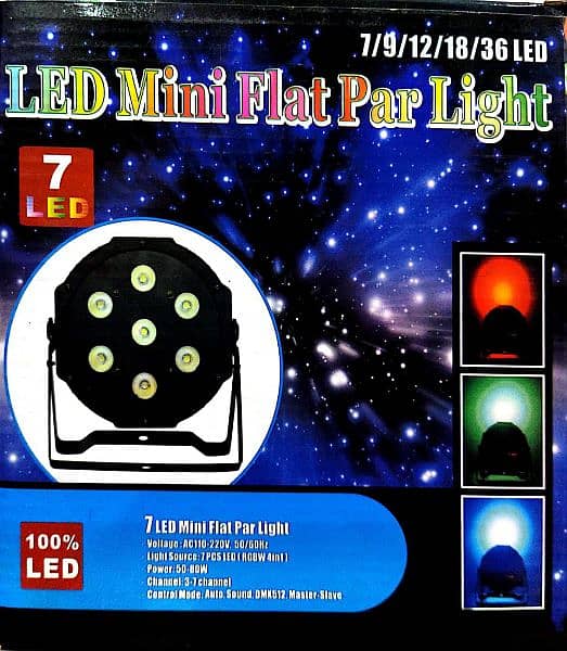 Sound Activated Rotating Disco Decor Light Colorful LED Stage Lig 4