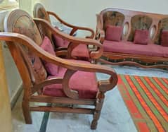 5 Seater Pure Sheesham Wood Sofa