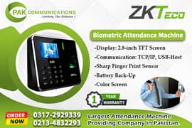 Attendance Machine Biometric ZKTeco (Authorized Dealer)