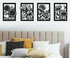 4 Pc Wall Hanging Frames