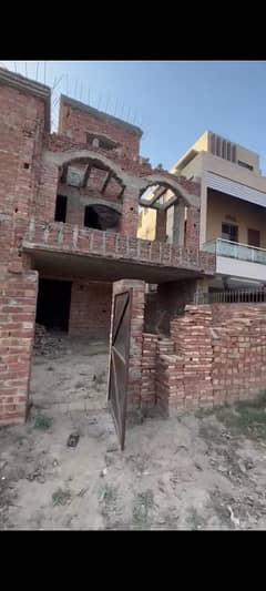 Grey Structure 10 Marla House Available For Sale In Sector E Bahria Town Lahore
