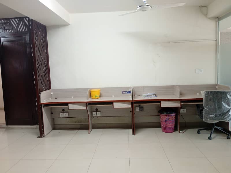 6 marla first floor commecial hall for rent on main pwd road 7