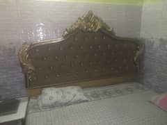 1 Double size bed 2 side tables 1 dressing table new condition 0