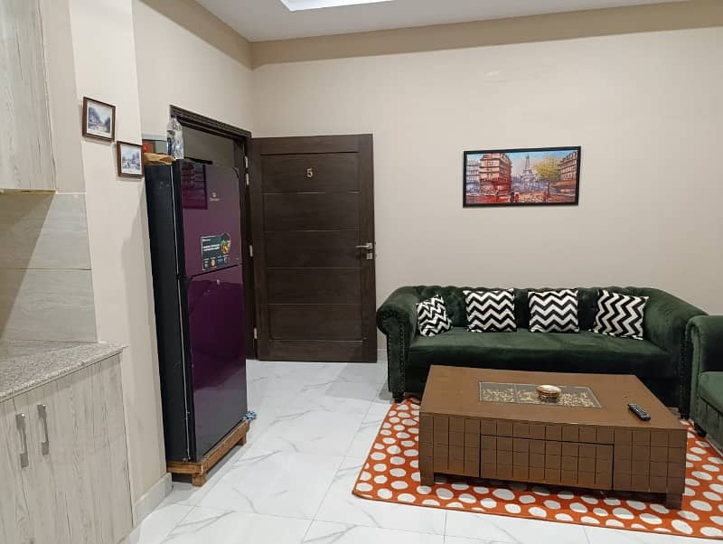 1Bed Furnished Apartment in River Hill Phase-7 Bahria Town 3
