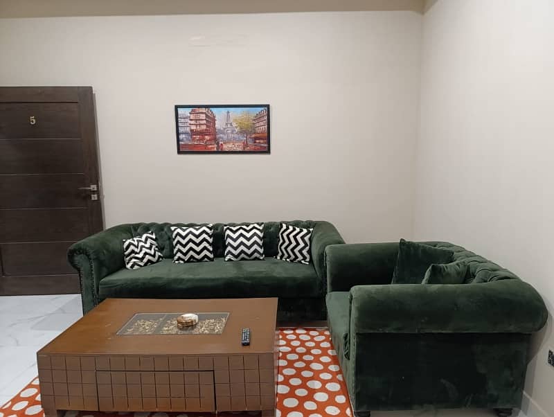 1Bed Furnished Apartment in River Hill Phase-7 Bahria Town 5
