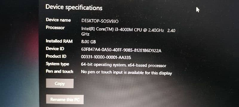 HP ProBook core I3 4th generation 2