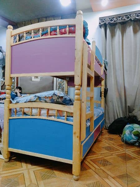 double decker bed for kids wooden. 6x3 2