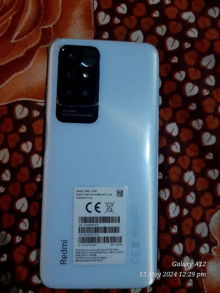 redmi note10 all accessories complete daba charger 6/128 side finger 3