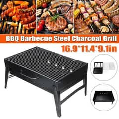 Folding Portable Outdoor Barbeque Charcoal Bbq Grill 0