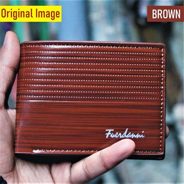 PU Leather Wallet | Premium Look | Slim Design | Regular Size 4