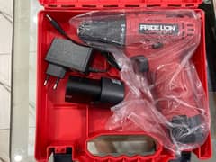 Cordless Driver Drill  Pride Lion Lithium-Ion Double Battery Pack 12V.