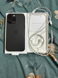 I phone 14 pro max  PTA APPROVED  Dual physical 256 GB
