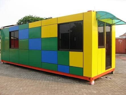shipping container office container porta prefab cabin cafe container 1