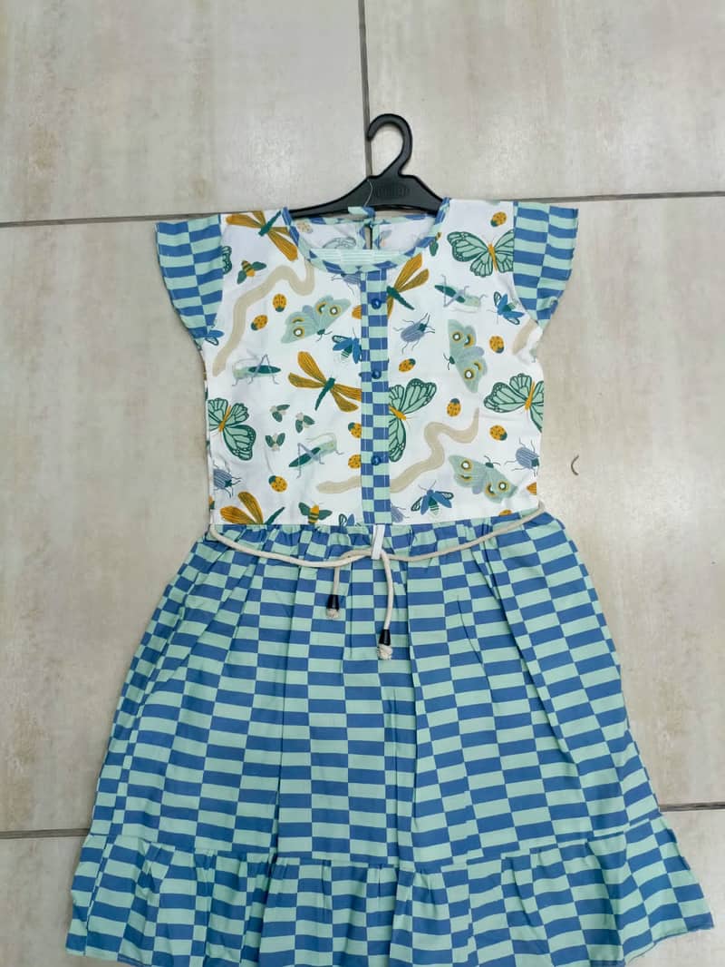 Girls Knee Length Frock(Get 30% Discount on 2 Frock & 40% on 3+ Frock) 8