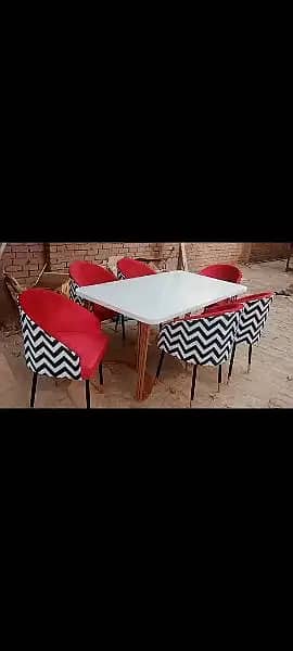 dining table/wooden dining table/dining for sale/6 seater /six seater 5