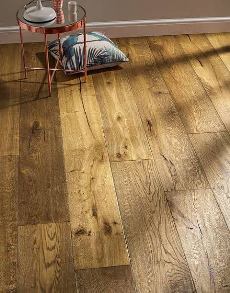 Wooden floor / Vinyl Floor / Wallpaper / Fluted Panel / Gym Rubrr Tile 1