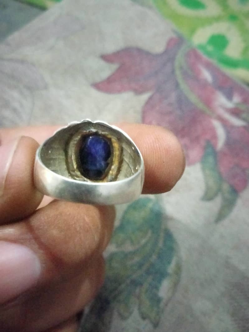 Silver gold ring 1