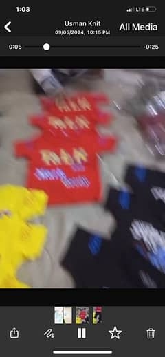 Kids T shirts and trousers