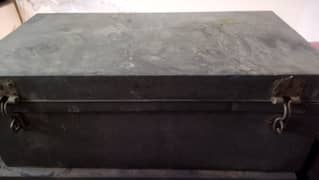 Iron storage box (peti) for sale.
