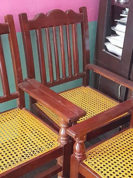 pure wood chairs 6 chairs for sale 2