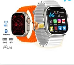 S8 Ultra Smart Watch 4G Sim 4GB Ram