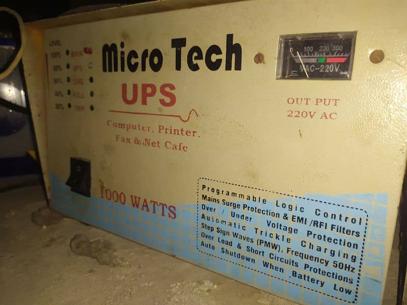 Micro tech ups on sale 1000 watt 2