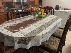 dining table with chairs (price is final no discount no behas) 0