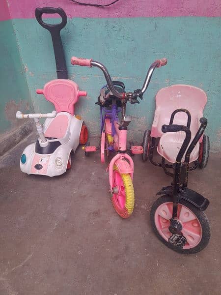 kids 3 cycles for sale 3no 5000 main 5