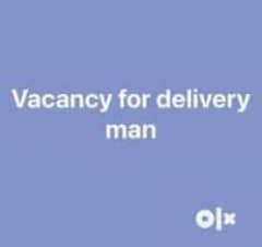 Delivery man Required 0