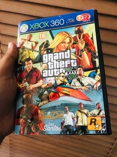 XBOX 360 GTA 5 2 CDs working condition