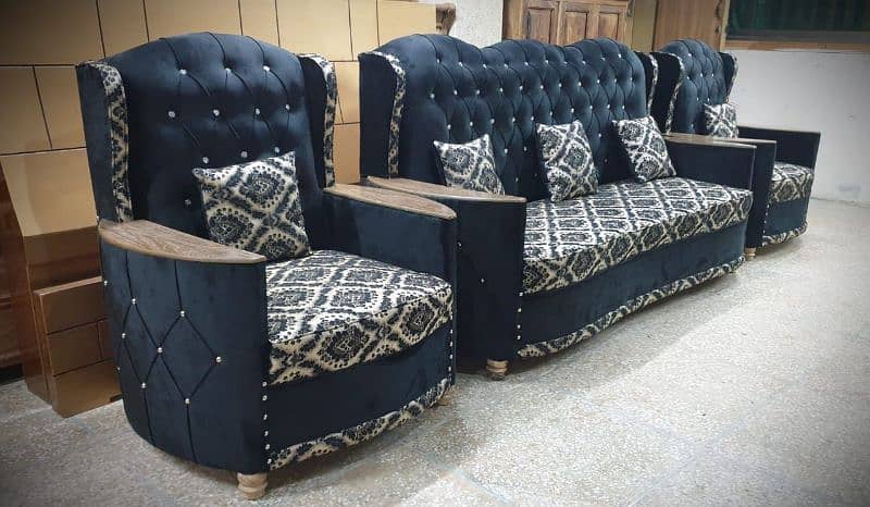 sofa set / 5 seater sofa set / five seater sofa set / wooden sofa 15