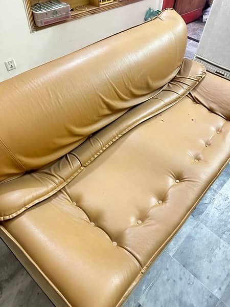 White and cream color modern design sofa set 2