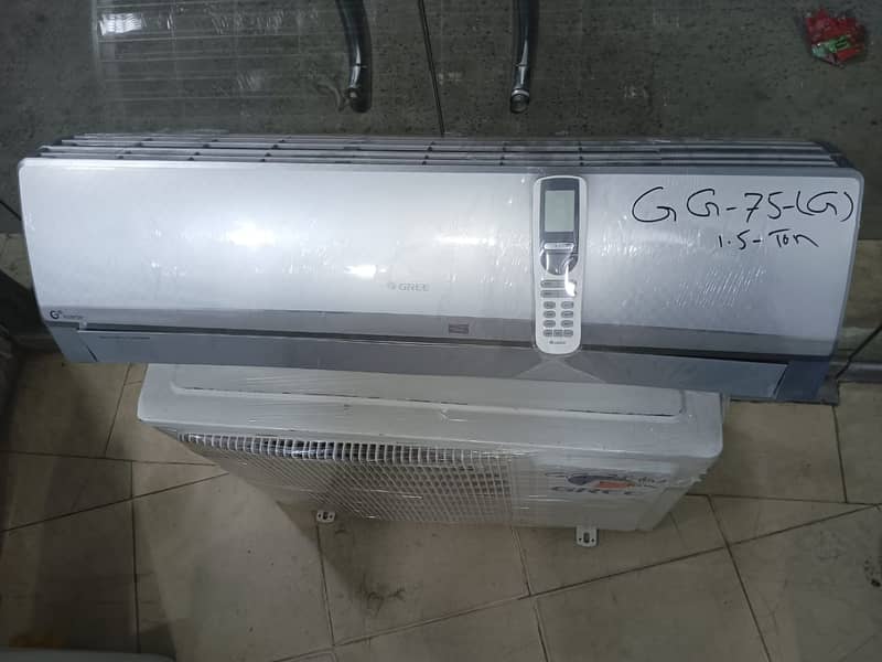 Gree 1.5 ton ACc Dc inverter(0306=4462/443)GG75G sooper sat 1