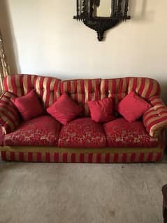 7 seater sofa with new foam and poshish
