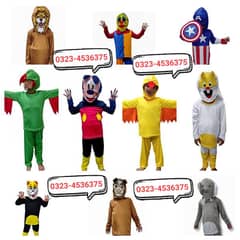 3 Pcs kids Stitched Dry Fit Costume (10 Characters) l 0323-4536375