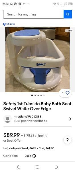 Safety 1st Tub-side Bath Seat 10