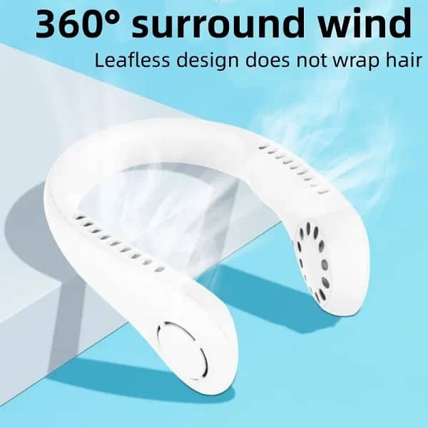 Mini Neck Portable No Bladeless Hanging Neck Rechargeable Air Cooler M 5