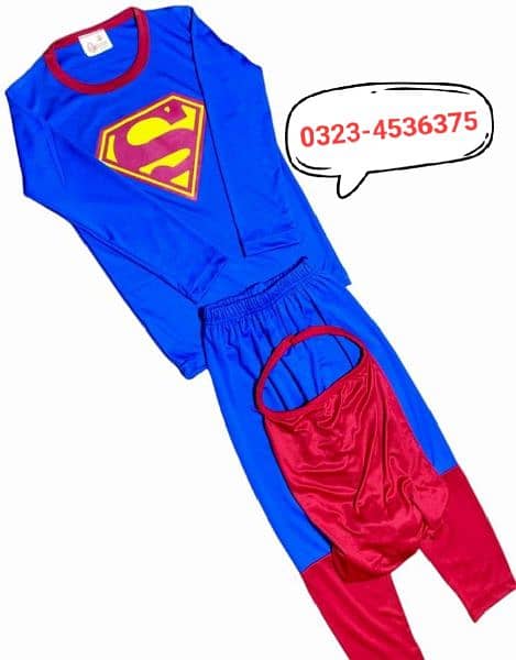 kid's Costumes l Spiderman l Superman l Badman l 0323-4536375 3