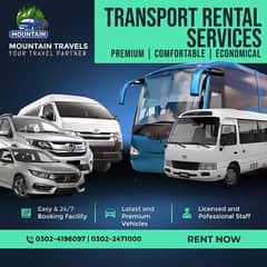 Hiace Grand Cabin/ hiroof and Coaster for rent honda BRV 0