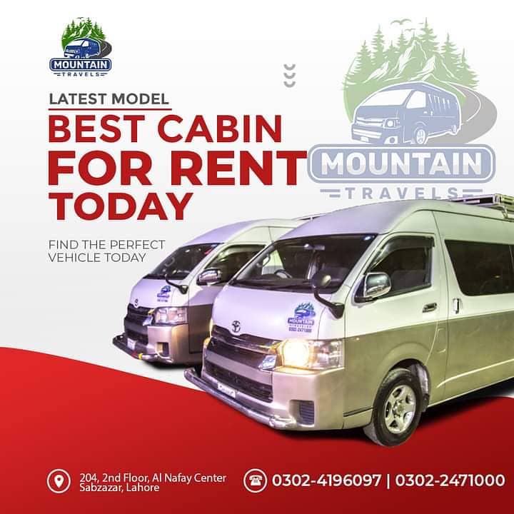 Hiace Grand Cabin/ hiroof and Coaster for rent honda BRV 4