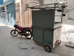 Food cart with 100cc bike