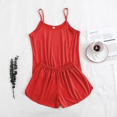 Shorts and Cami Set Night suit for Girls and Women.