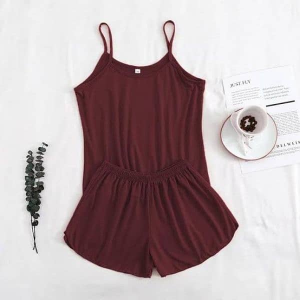 Shorts and Cami Set Night suit for Girls and Women. 2