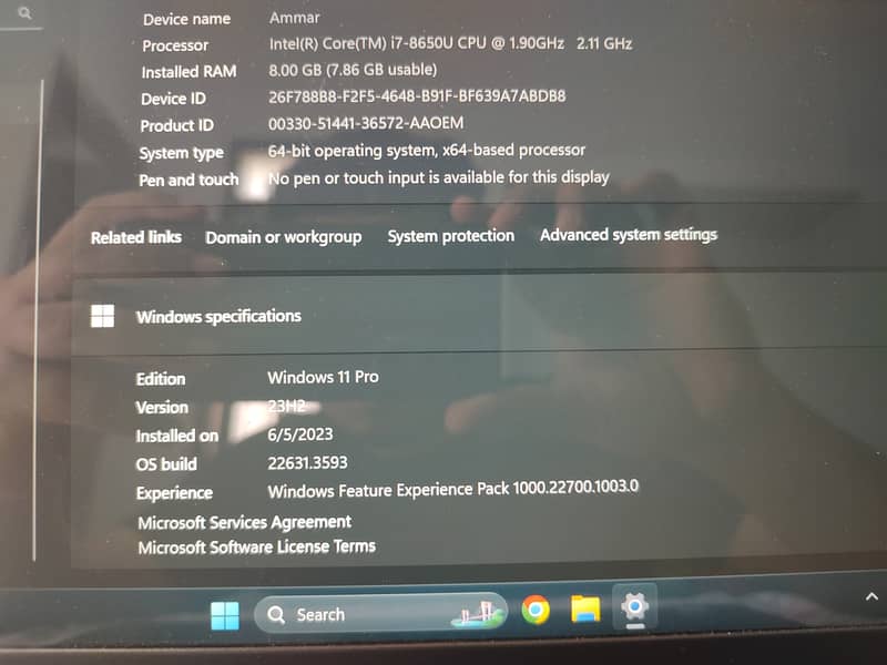 Dell Latitude 5490 core i7 8th generation 4