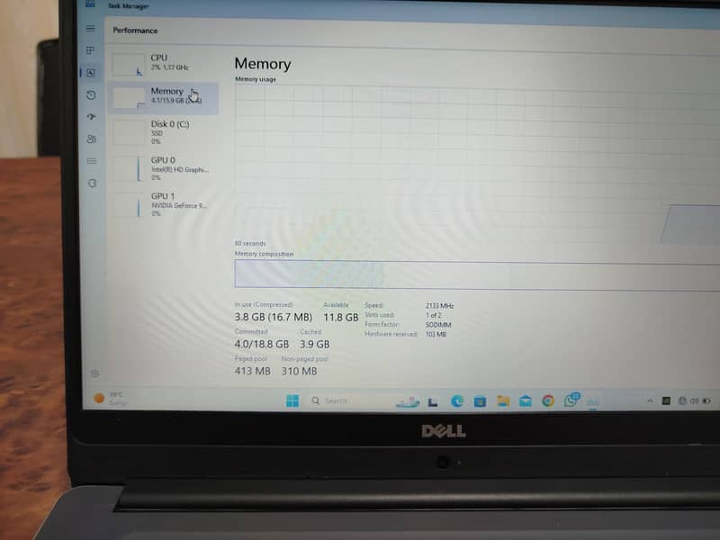 Dell Inspiron Laptop 15.6, 16gb ram, 512gb SSD NVME, i7 7th generation 8