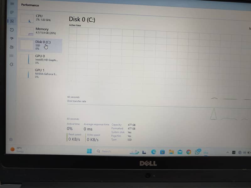 Dell Inspiron Laptop 15.6, 16gb ram, 512gb SSD NVME, i7 7th generation 10
