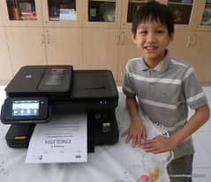 Hp 7525wifi printer colour black print all in one printer