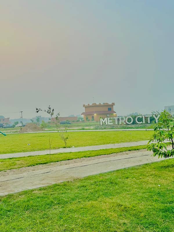 10 Marla On Ground Residential Possession Plot Located At Main Boulevard For Sale In Block A Metro City GT Road Manawan Lahore 9